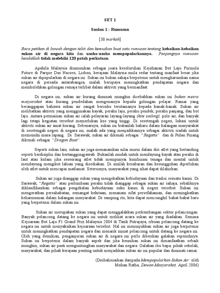Bm Kertas2 Set 1 Pdf