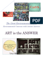 Art Is The Answer Project Title Page