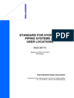 AIGA 087 - 14 - Standard For Hydrogen Piping Systems at User Location