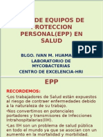 Uso de Equipos de Proteccion Personal (Epp) en