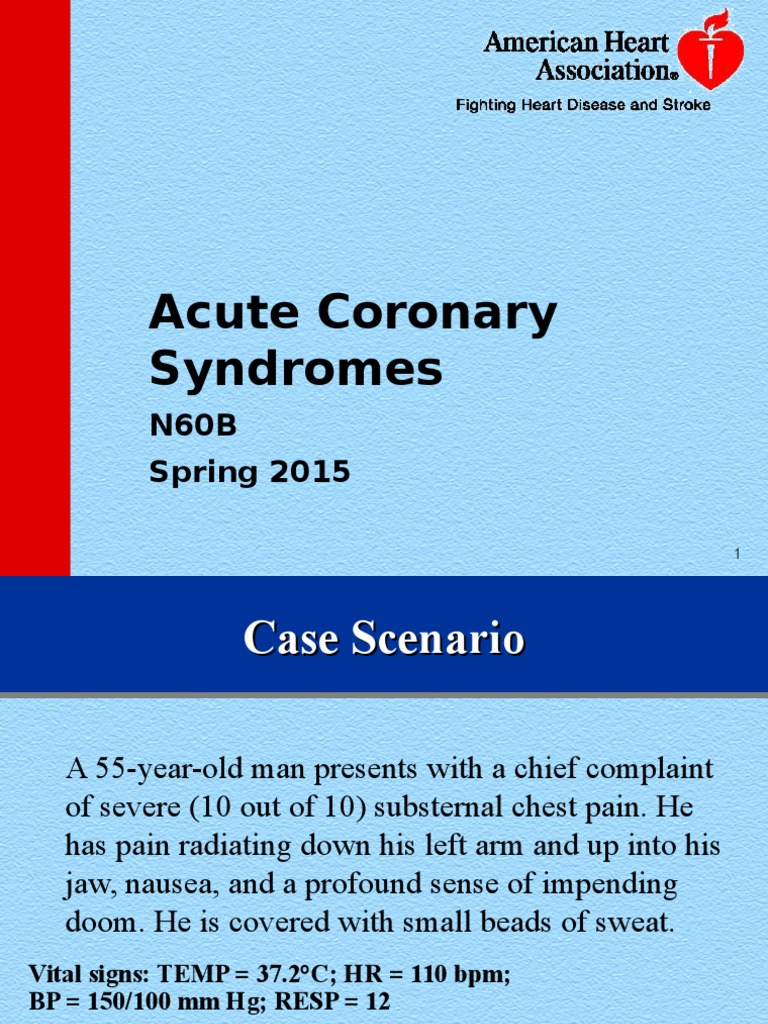 Acute Coronary Syndrome Management Guide | PDF | Angina Pectoris ...