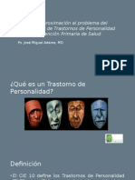 Una Aproximación Al Problema Del Diagnóstico de Trastornos de Personalidad en Atención Primaria de Salud