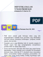 Pertemuan - 11 - 12 Konsep Etika Dalam Fungsi Produksi