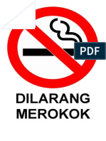 Label Dilarang Merokok