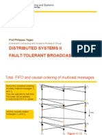 Distributed Systems Ii Fault-Tolerant Broadcast (CNT.) : Prof Philippas Tsigas