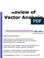 Review of Vector Analysis