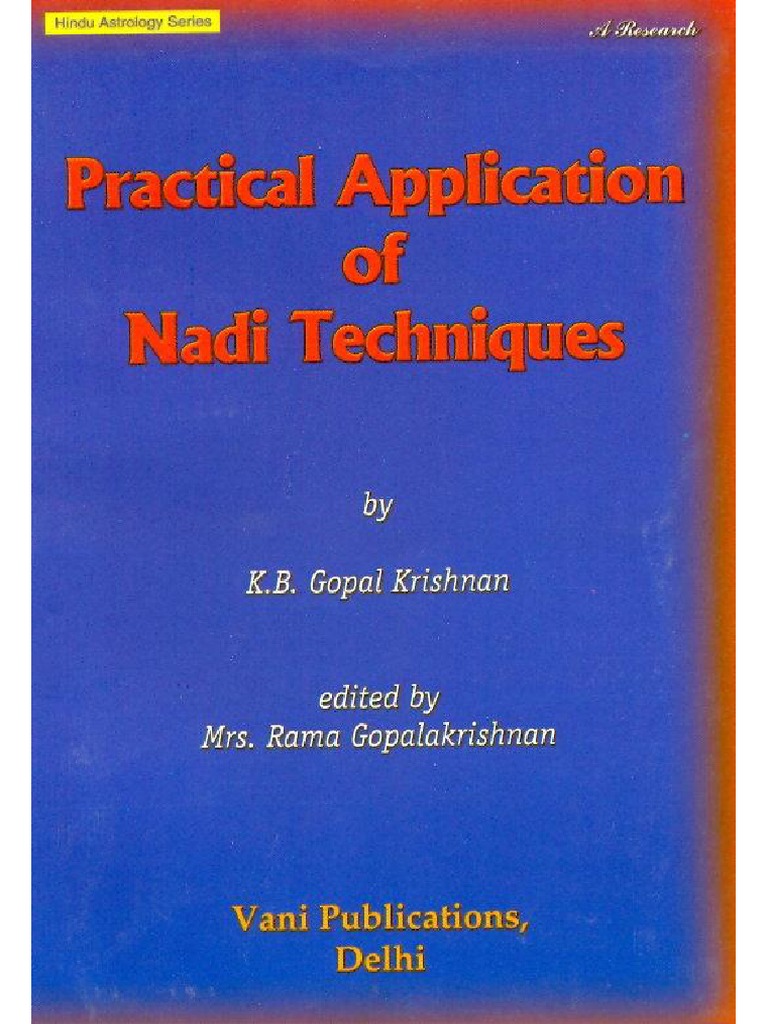 Pratical Applications of Nadi Techniques | PDF