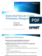 End-to-End Network-Centric Performance Management: Gordon Bolt
