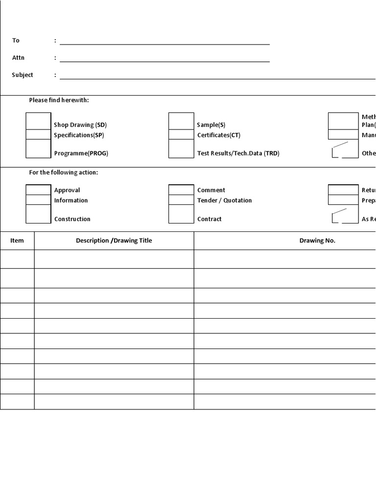 Document Submission for Approval | PDF