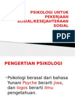 Pengertian Psikologi