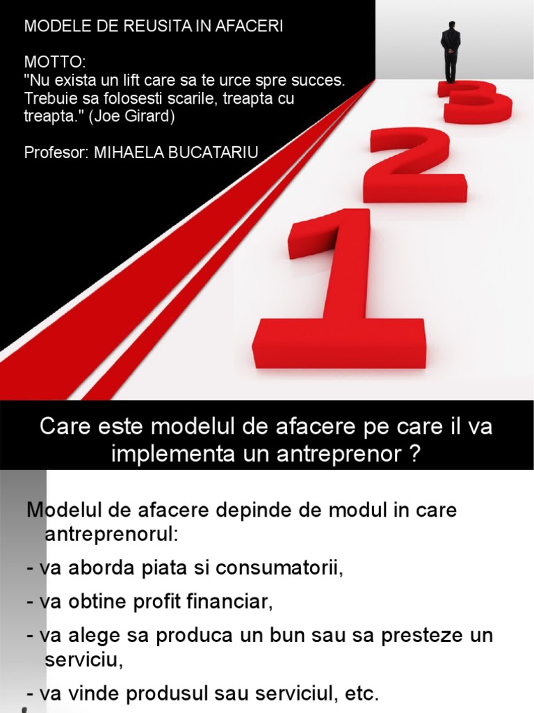 Modele de Reusita in Afaceri Corect 2 | PDF