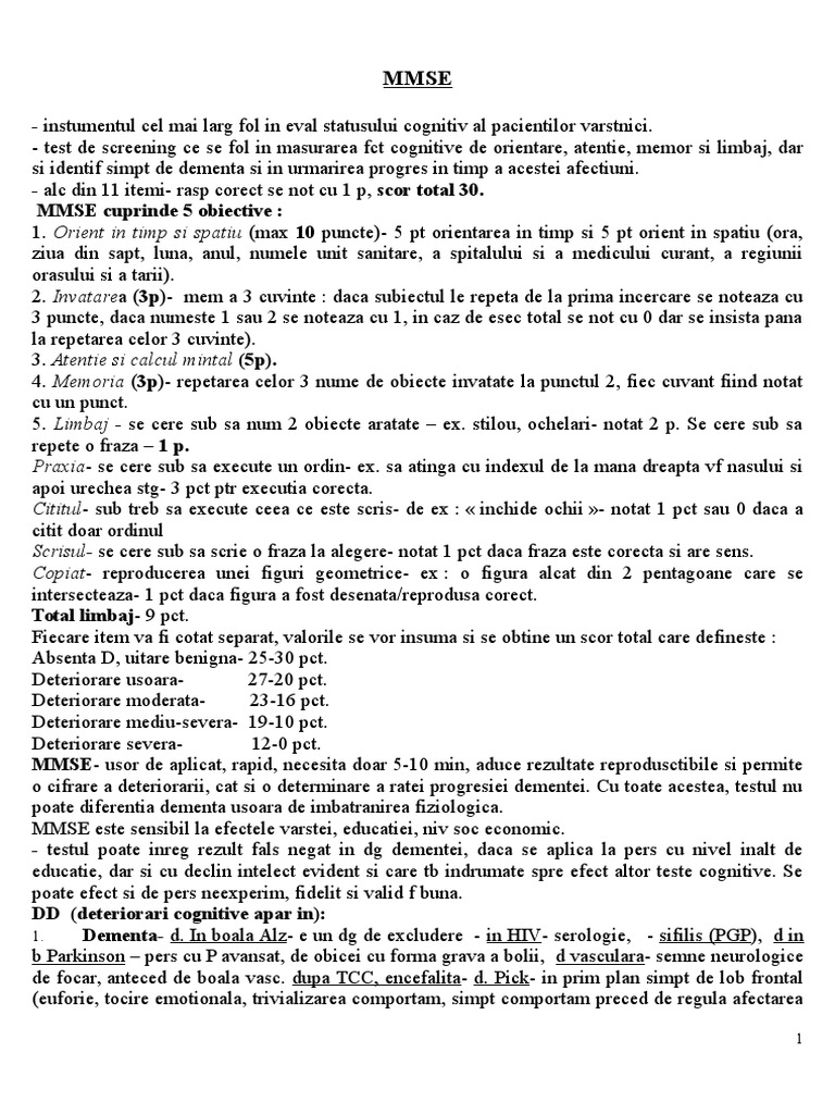 MMSE | PDF