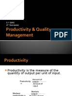 Productivity &amp; Quality Management 2