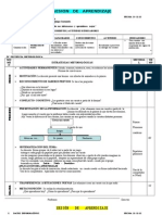 Sesión de Aprendizaj1 - de Ejemplo El Cuento