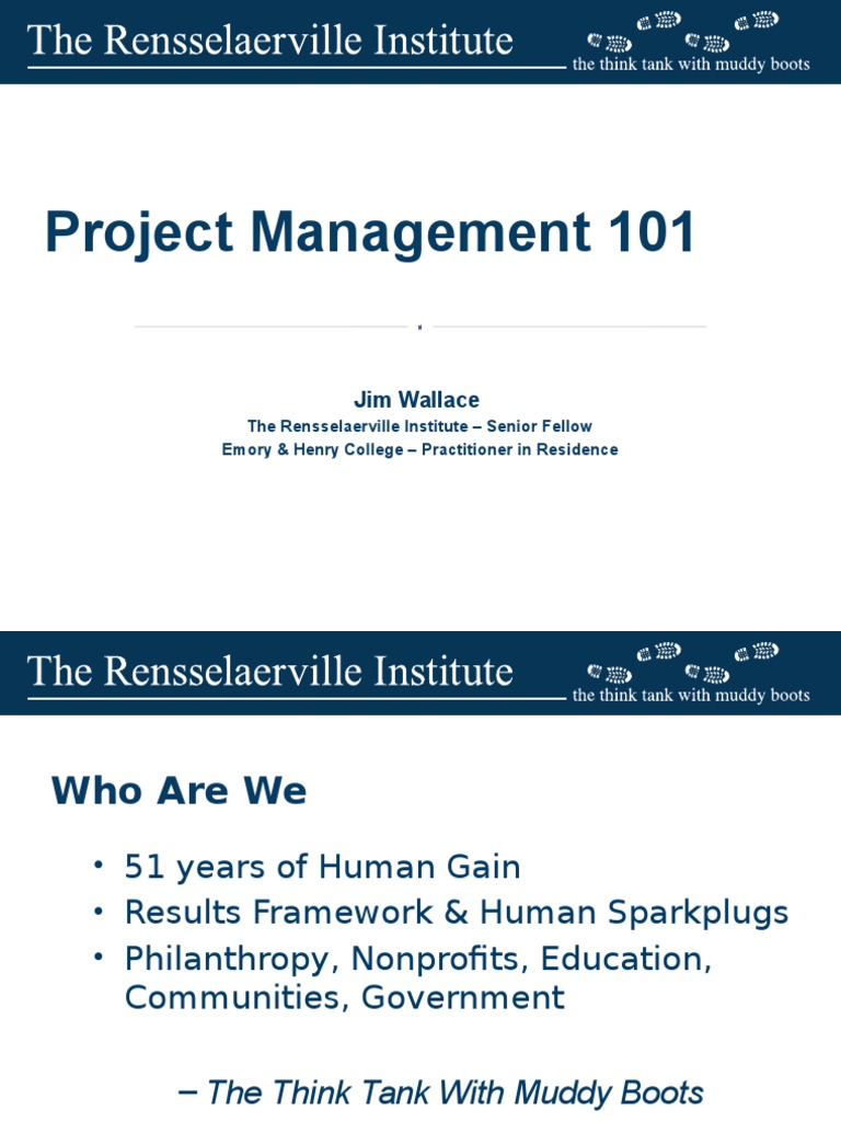 Project Management 101 - 6-5-15 | PDF | Project Management | Economies