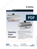 AMRI A Series Actuator Technical Information Data