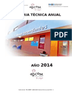 Memoria Tecnica Centro de Día El Copo 2014 - Imas
