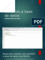 Conexion a Base de Datos