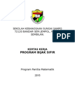 Kertas Kerja Program Bijak Sifir