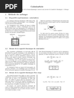 calorimetrie