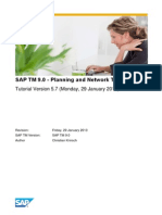 SAP TM  - Planning and Network Tutorial