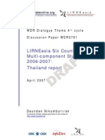 Lirneasia Six Country Multi-Component Study 2006-2007: Thailand Report