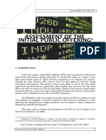 Assessment of The Initial Public Offering