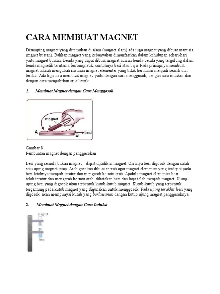 Cara Membuat Magnet