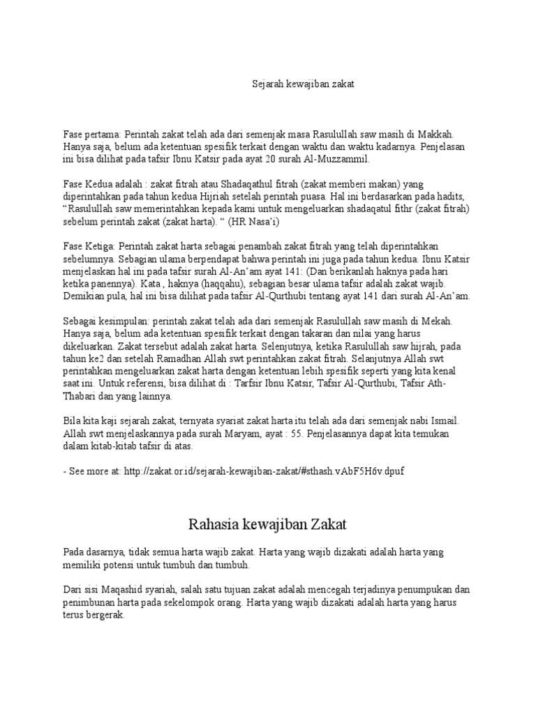 Rahasia Kewajiban Zakat