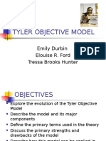 Tyler Objective Model Group Presentation
