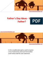 Father's Day Ideas - Whose Father