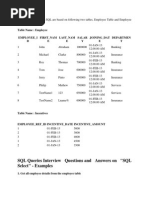 SQL 80 Plus Queries