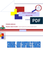 Séminaire Audit Et Évaluation Du Controle Interne-Trées Importat Base de Travail