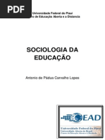Livro Texto_sociologia Da Educacao