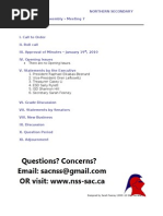 SAC Assembly Agenda - Meeting 7