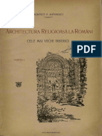 Petre Antonescu - Arhitectura Religioasa La Romani. Partea 1
