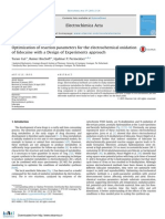 Optimization of Reaction Parameters for the Electrochemical Oxidation of Li