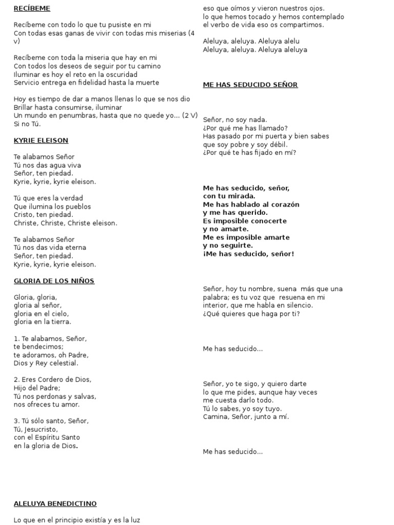 Canciones De Reconciliacion De Amor En Español