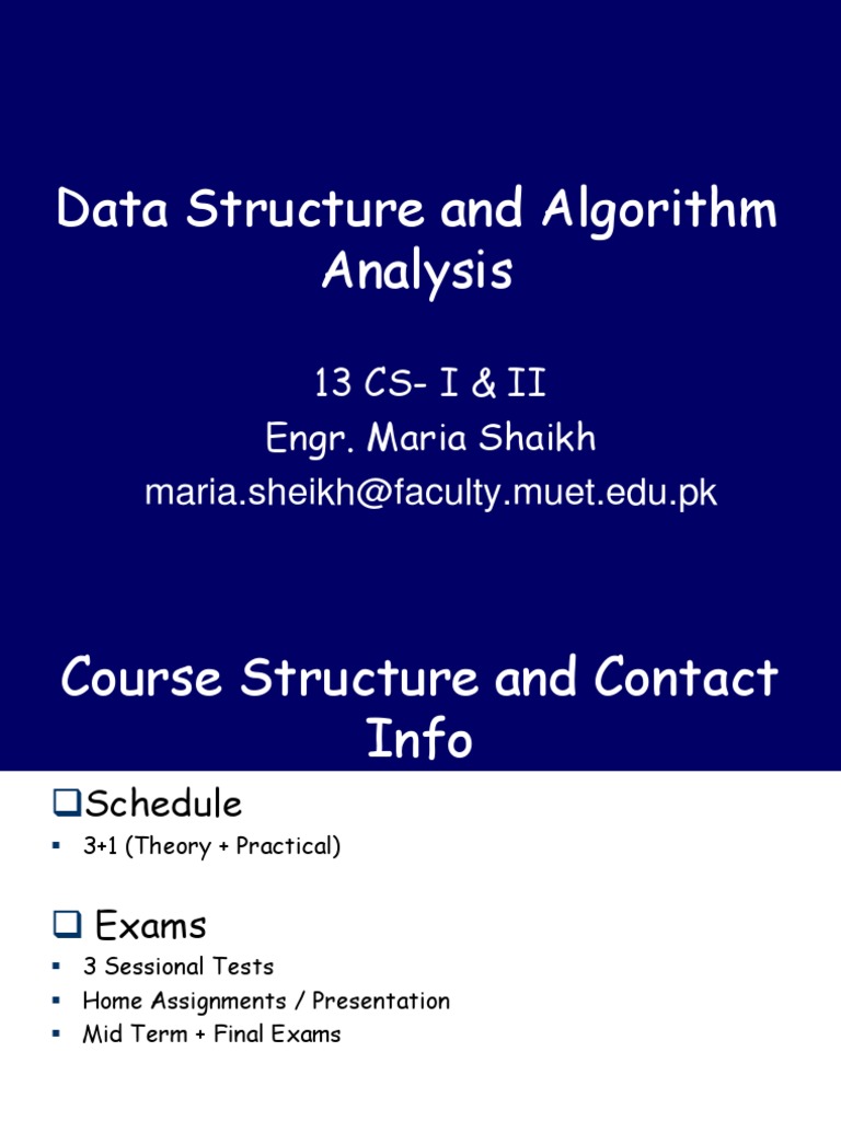 Data Structure Introduction | PDF | Scope (Computer Science) | Algorithms