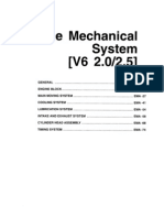 Hyundai XG 350 Engine Mechanical System V6 2.0-2.5