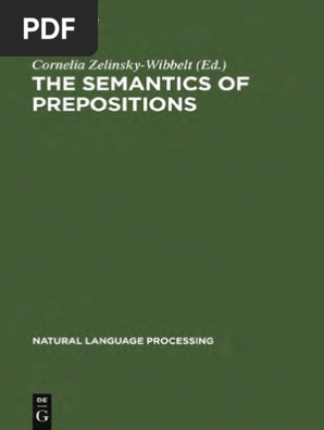 Zelinskywibbelt C Ed The Semantics Of Prepositions From Ment Zelinskywibbelt C Ed The Semantics Of Prepositions From Ment