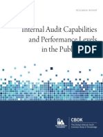 Internal Audit Capabilities and Performance Levels in the Public Sector Research Report