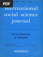 International Social Science Journal Vol. XIX, No. 3, 1967
