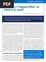 Was There A "Ferguson Effect" On Crime in St. Louis?