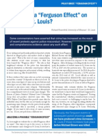 Was There A "Ferguson Effect" On Crime in St. Louis?