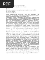 Historia de Las Relaciones Exteriores Argentinas