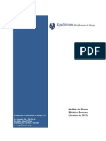 Análisis Del Sector Eléctrico Peruano (Octubre Del 2013)