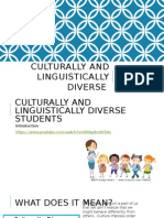 culturally and linguistically diverse