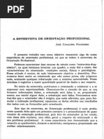 A Entrevista Em Orientação Profissional