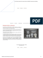 Anodos de Sacrificio, Protección Catódica, Anodos de Zinc, Anodos de Aluminio - SONAMET-Sociedad Nacional Metalúrgica